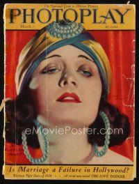 9a088 PHOTOPLAY magazine March 1924 wonderful art portrait of Pola Negri by Tempest Inman!