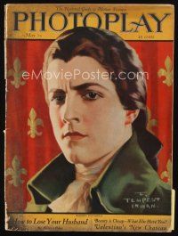 9a090 PHOTOPLAY magazine May 1924 great pastel art portrait of Ramon Novarro by Tempest Inman!