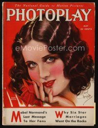 9a099 PHOTOPLAY magazine May 1930 great art portrait of pretty Mary Brian by Earl Christy!