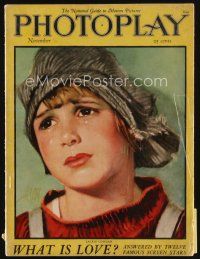 9a096 PHOTOPLAY magazine November 1924 art of young crying Jackie Coogan by Tempest Inman!