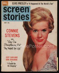 9a156 SCREEN STORIES magazine May 1963 Connie Stevens tells how she's straightening out her life!