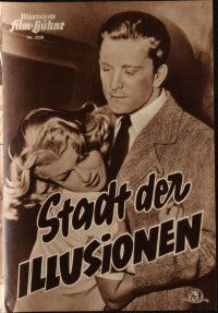 9a158 BAD & THE BEAUTIFUL German program '53 different images of Kirk Douglas & sexy Lana Turner!
