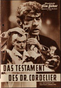 9a171 EXPERIMENT IN EVIL German program '61 Jean Renoir's Le testament du Docteur Cordelier!