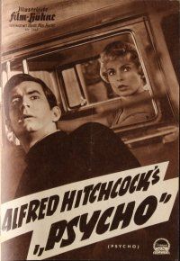 9a186 PSYCHO German program '60 Janet Leigh, Anthony Perkins, Alfred Hitchcock, different images!