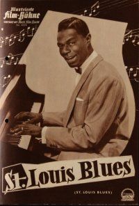 9a197 ST. LOUIS BLUES German program '58 Nat King Cole, Eartha Kitt, many great different images!