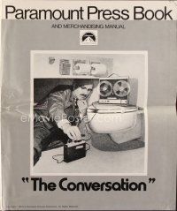 9a339 CONVERSATION pressbook '74 Gene Hackman is invader of privacy, Francis Ford Coppola directed!