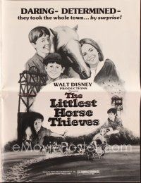 9a367 LITTLEST HORSE THIEVES pressbook '77 clever enough to outsmart town, brave enough to save it!