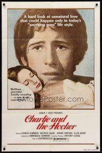 9c122 CHARLIE & THE HOOKER 1sh '77 Curro Summers, a hard look at unnatural love!