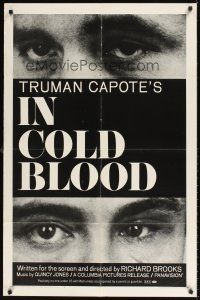 9c386 IN COLD BLOOD 1sh '68 Richard Brooks directed, Robert Blake, from the novel by Truman Capote!