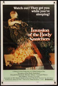 9c398 INVASION OF THE BODY SNATCHERS style A int'l 1sh '78 Kaufman classic remake, creepy image!