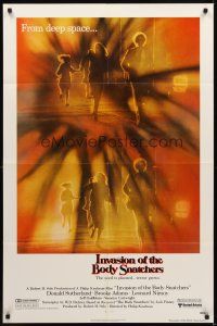 9c397 INVASION OF THE BODY SNATCHERS 1sh '78 Philip Kaufman classic remake of deep space invaders!