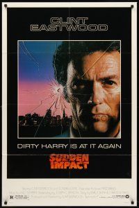 9c813 SUDDEN IMPACT 1sh '83 Clint Eastwood is at it again as Dirty Harry, great image!
