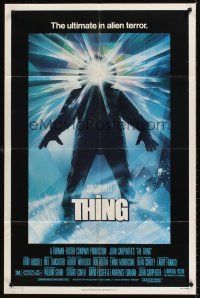 9c869 THING 1sh '82 John Carpenter, cool sci-fi horror art by Drew Struzan!