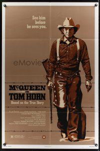 9c891 TOM HORN 1sh '80 they couldn't bring enough men to bring Steve McQueen down!