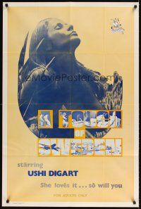9c902 TOUCH OF SWEDEN 1sh '71 sexiest Swedish Uschi Digard loves it!