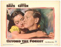 9d237 BEYOND THE FOREST LC #6 '49 great close up of Bette Davis with arms around David Brian!