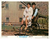 9d283 BUTCH CASSIDY & THE SUNDANCE KID LC #3 '69 Paul Newman & Katharine Ross on bicycle!