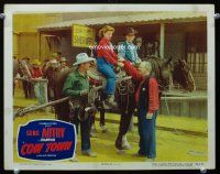 9d322 COW TOWN LC #4 '50 Gene Autry & Gail Davis deliver bad man to elderly sheriff!