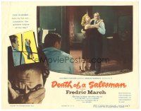 9d344 DEATH OF A SALESMAN LC '52 Kevin McCarthy catches father Fredric March with another woman!