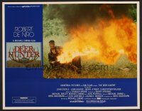 9d347 DEER HUNTER LC '78 Michael Cimino, cool close up of Robert De Niro with flame thrower!