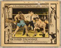 9d498 IN FAST COMPANY LC '24 boxer Richard Talmadge knocked down by tattooed opponent!