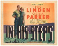 9d075 IN HIS STEPS TC '36 Charles M. Sheldon's Sins of Children, Eric Linden & Cecilia Parker