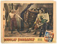 9d514 IRON MASK LC '29 Douglas Fairbanks, Sr. as D'Artagnan with two of his Musketeers!