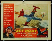 9d530 JET PILOT LC #7 '57 directed by Josef von Sternberg, cool image of Screaming Eagles!