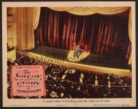 9d537 JOLSON STORY LC #5 '46 far shot of Larry Parks performing on stage in blackface!