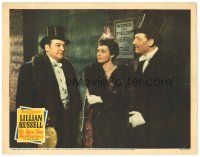 9d569 LILLIAN RUSSELL LC '40 Lynn Bari & Warren William look at lovestruck Edward Arnold!