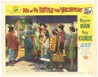 9d594 MA & PA KETTLE ON VACATION LC #4 '53 Percy Kilbride in suit & tie greets children!