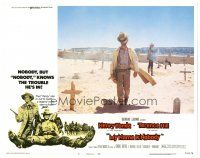 9d636 MY NAME IS NOBODY LC #3 '74 cool image of Henry Fonda & Terence Hill in graveyard!