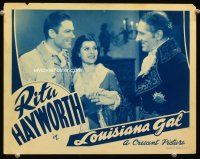 9d663 OLD LOUISIANA LC R46 Tom Keene & smiling Rita Hayworth top billed once she became a star!