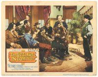 9d675 OUTLAWS IS COMING LC '65 Three Stooges Moe, Larry & Curly-Joe have bad guys surrounded!