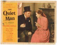 9d710 QUIET MAN LC #3 '51 pretty Maureen O'Hara with Barry Fitzgerald, directed by John Ford!