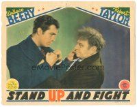 9d829 STAND UP & FIGHT LC '39 Wallace Beery fighting with Robert Taylor, written by James M. Cain!