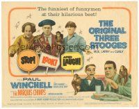 9d136 STOP LOOK & LAUGH TC '60 Three Stooges with Curly! + Paul Winchell & ventriloquist dummy!