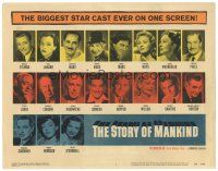 9d138 STORY OF MANKIND TC '57 Marx Bros., Vincent Price, plus many other top stars shown!