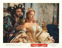 9d849 SWORD & THE ROSE photolobby '53 Walt Disney, Glynis Johns is offered a goblet!