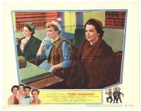 9d881 THREE HUSBANDS LC #8 '50 c/u of Eve Arden, Ruth Warrick, Vanessa Brown in office together!