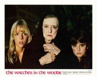 9d953 WATCHER IN THE WOODS LC '80 Disney, creepy Bette Davis standing between two scared kids!