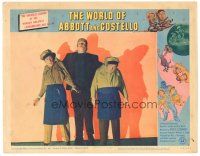 9d979 WORLD OF ABBOTT & COSTELLO LC #6 '65 Bud & Lou w/ Glenn Strange as the Frankenstein monster!