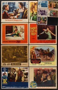 9e014 LOT OF 13 LOBBY CARDS '42 - '77 Monster & the Ape, Band of Angels, One on One & more!
