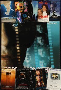 9e037 LOT OF 42 UNFOLDED DOUBLE-SIDED ONE-SHEETS '93 - '04 Gods & Monsters and many others!