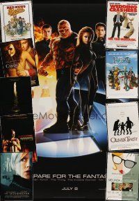 9e039 LOT OF 38 UNFOLDED DOUBLE-SIDED ONE-SHEETS '03 - '06 Fantastic Four, High Tension & more!