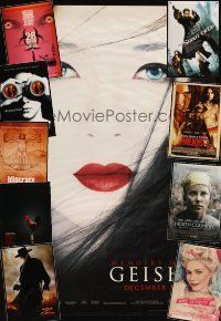 9e042 LOT OF 35 UNFOLDED DOUBLE-SIDED ONE-SHEETS '90s-00s Memoirs of a Geisha & many others!