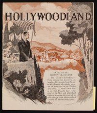 9e218 HOLLYWOODLAND: A DELIGHTFUL RESIDENTIAL DISTRICT softcover book '24 lots of cool images!