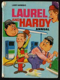 9e195 LAUREL & HARDY ANNUAL hardcover book '67 great full-color comic strips with Stan & Ollie!