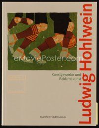 9e224 LUDWIG HOHLWEIN first edition German softcover book '98 many color images of his artwork!