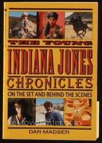 9e240 YOUNG INDIANA JONES CHRONICLES: ON SET AND BEHIND THE SCENES first edition softcover book '92